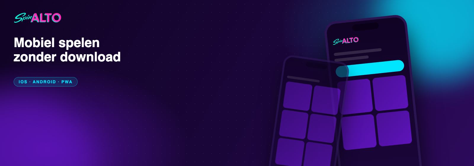De SpinAlto app op een smartphone